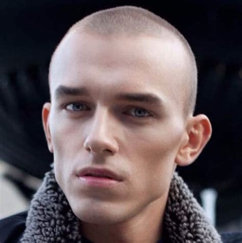 buzz cut with a slightly longer length on top